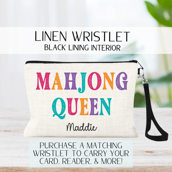 Mahj Queen Mahjong Line Reader, Personalized Mahjong Line Finder Accessory, Custom Gift for Mahjong Player, Mah Jongg Tournament, Group Gift