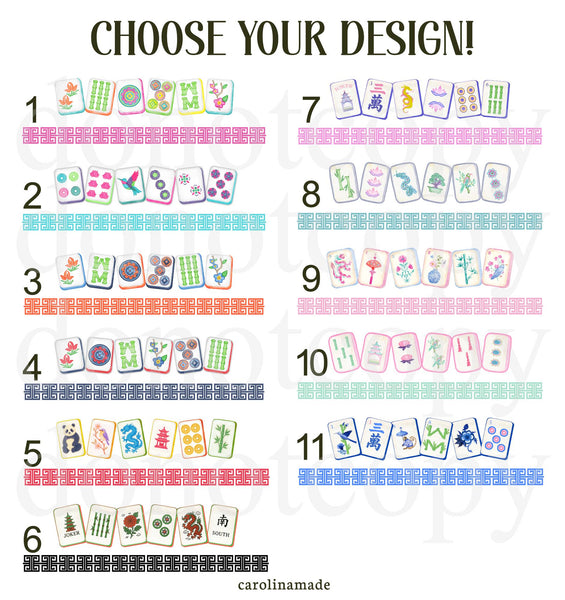 Mahjong Line Reader, Personalized Mahjong Line Finder Accessory, Custom Gift for Mahjong Player, Mah Jongg Tournament, Mahjong Lover Gifts