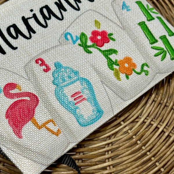 Mahjong Game Night Bag, Personalized Mah Jongg Bag, Custom Gift for Mahjong Player, Zipper Pouch for Mahjong, Mahjong Tile Bag Zipper Pouch
