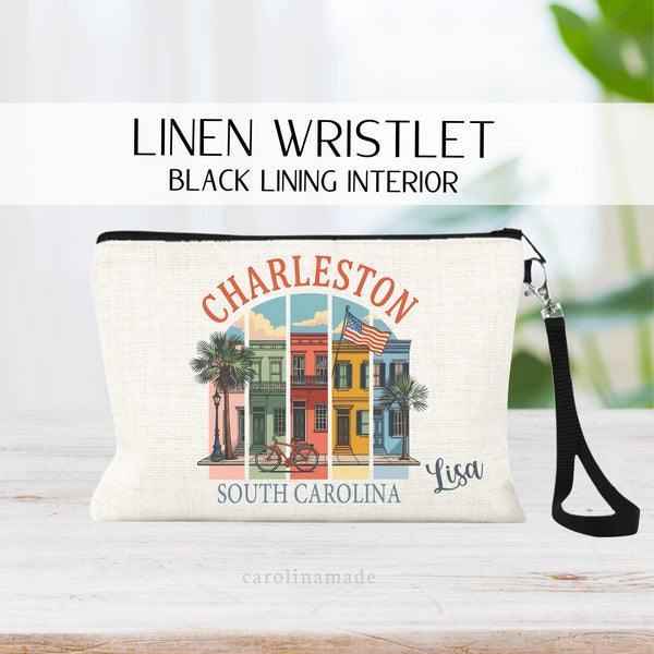 Charleston Bag, Charleston Girls Trip, Charleston South Carolina Gifts, Rainbow Row Travel Bag, Charleston lover Gift Ideas, Charleston Gift