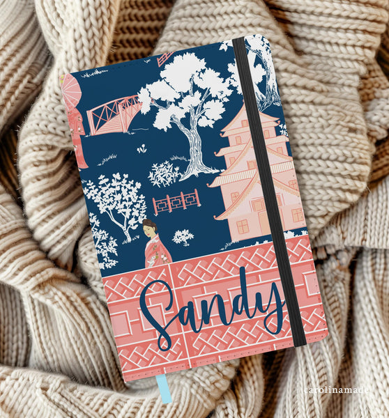 Mahjong Journal, Personalized Mahjong Notebook, Pink Floral Mahjong Tile Journal, Mahjong Game Night, Mahj Score Keeper, Mahjong Gift Ideas
