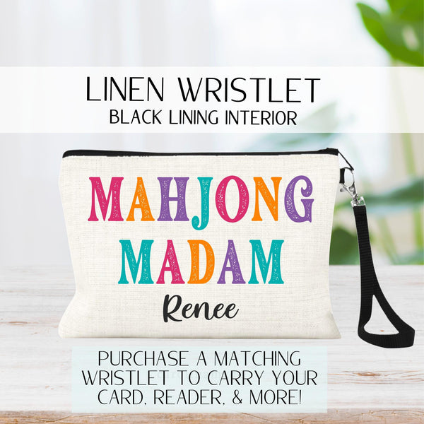 Mahjong Madam Mahjong Line Reader, Personalized Mahjong Line Finder Accessory, Custom Gift for Mahjong Player, Mah Jongg Tournament
