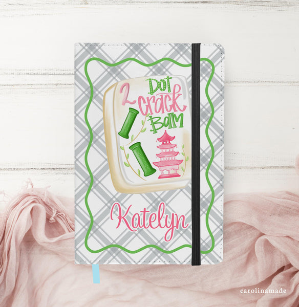 Dot Crack Bam Mahjong Journal, Personalized Mahjong Notebook, Mahjong Gift Ideas, Mahjong Game Night, Mahj Score Keeper, Mahjong Gift Set