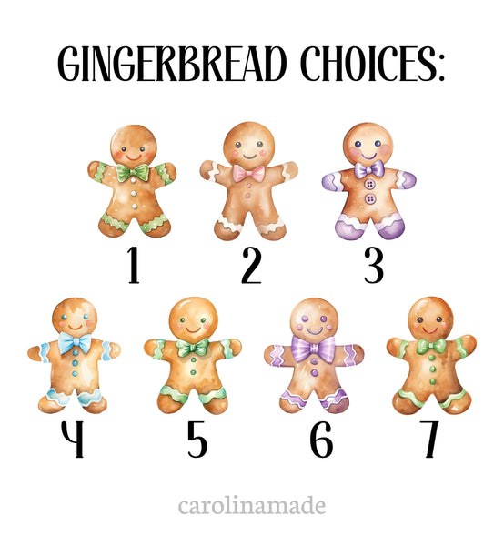 Family Gingerbread Personalized Platter, Mom & Dad Favorite Cookies Custom Christmas Plate, Christmas Serving Platter, Gift for Grandparents