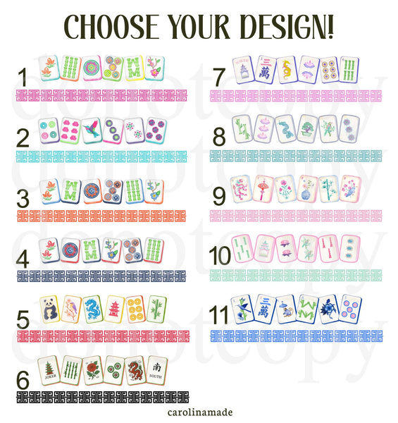 Mahjong Party Platter, Personalized Mahjong Plate, Mother's Day Gift, Mahjong Birthday Gift, Mahjong Tile Gift Idea, Mahj girls Party Decor