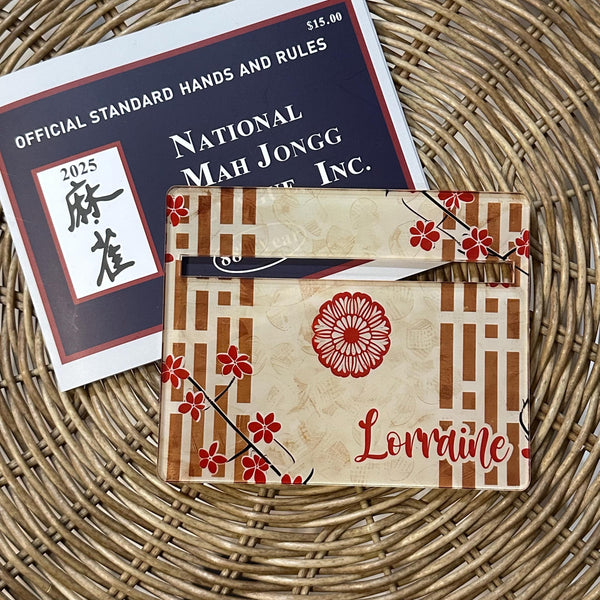 Traditional Chinese Mahjong Line Reader, Personalized Mahjong Line Finder Accessory, Custom Gift for Mahjong Player, Mah Jongg Tournament