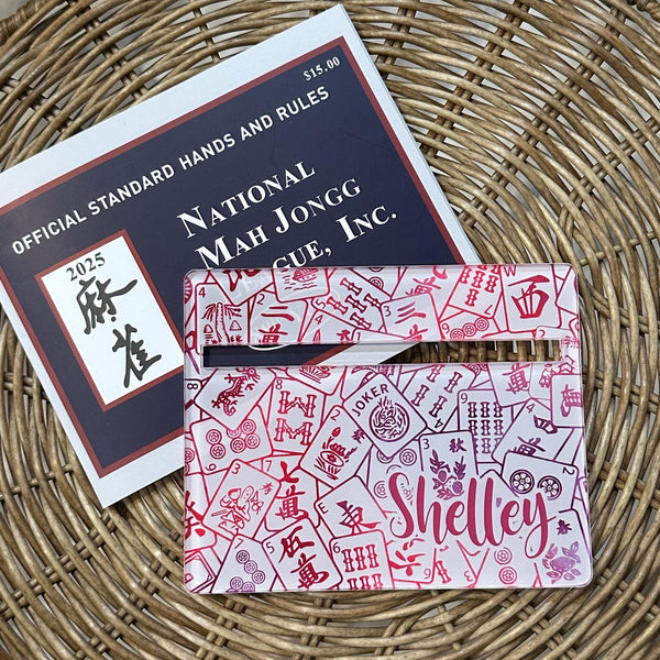 Mahjong Line Reader, Personalized Mahjong Line Finder Accessory, Custom Gift for Mahjong Player, Mah Jongg Tournament, Mahjong Group Gift