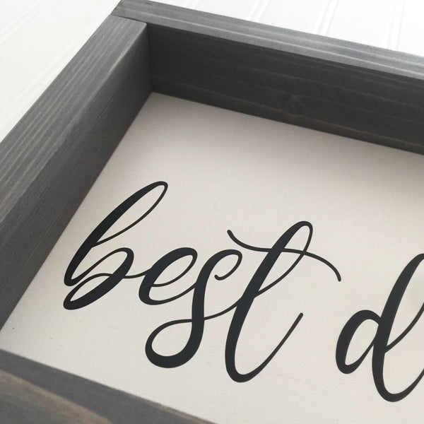 Best Day Ever Wedding Date Sign | Established Date, Nursery Birthdate Decor | Farmhouse  Rustic Wood Sign | New Baby Housewarming Gift