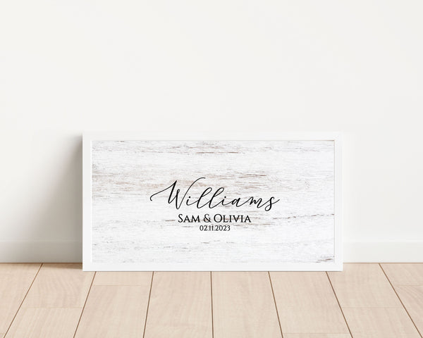 Wedding Guest Book Alternative, Framed Personalized Wedding Sign, Custom Guestbook, Wedding Guest Sign In, Modern Boho Wedding Print